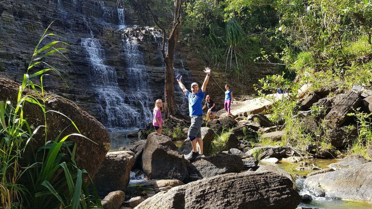 Dr. Scott at Tarzan Falls
